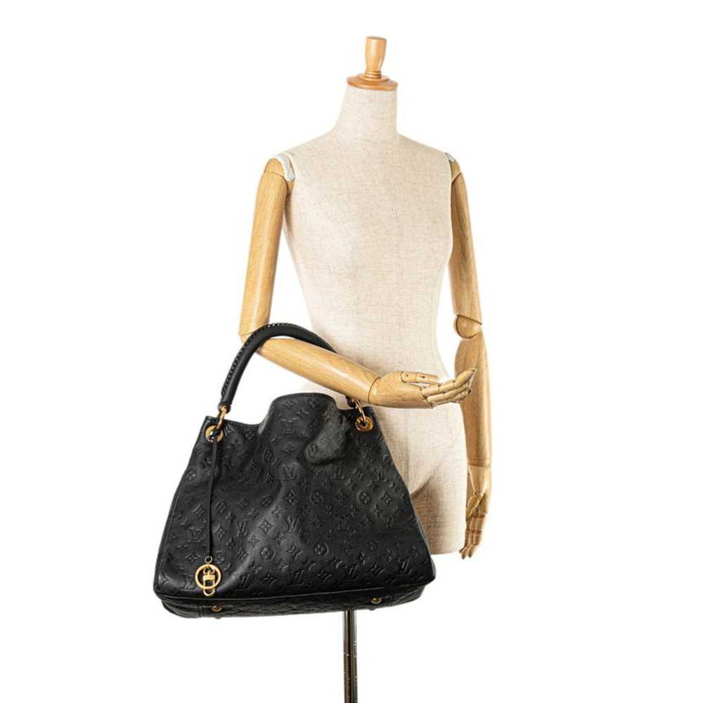 Louis Vuitton Artsy Black Leather Shoulder Bag (P… - image 7