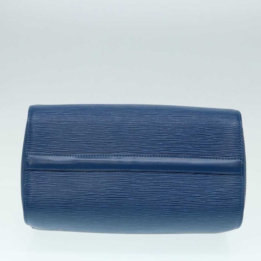 Louis Vuitton Speedy 25 Blue Leather Handbag (Pre… - image 3