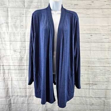 Vintage Chicos Zenergy Womens Cardigan Sz XL Blue… - image 1