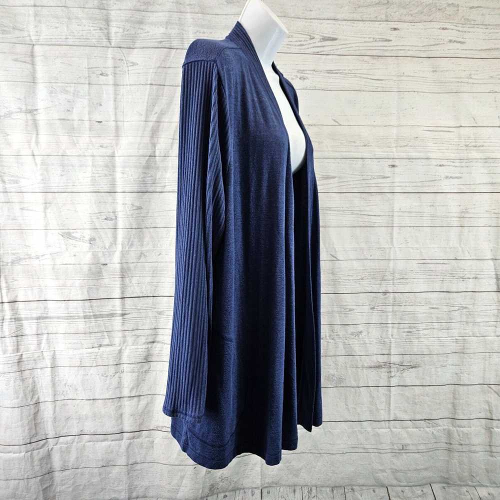 Vintage Chicos Zenergy Womens Cardigan Sz XL Blue… - image 3