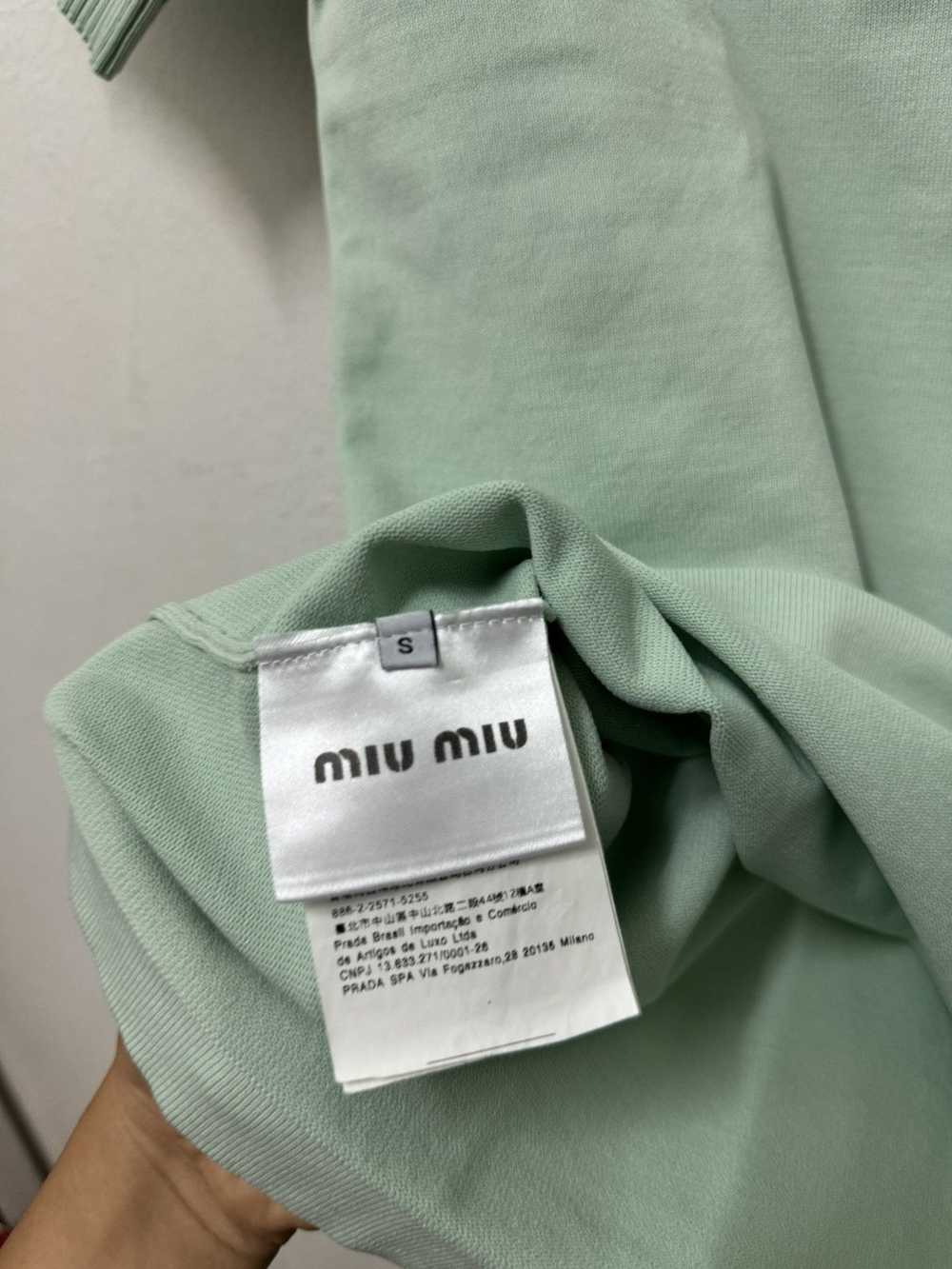 Miu Miu Miu miu Cotton Knit Polo Shirt Size S - image 6