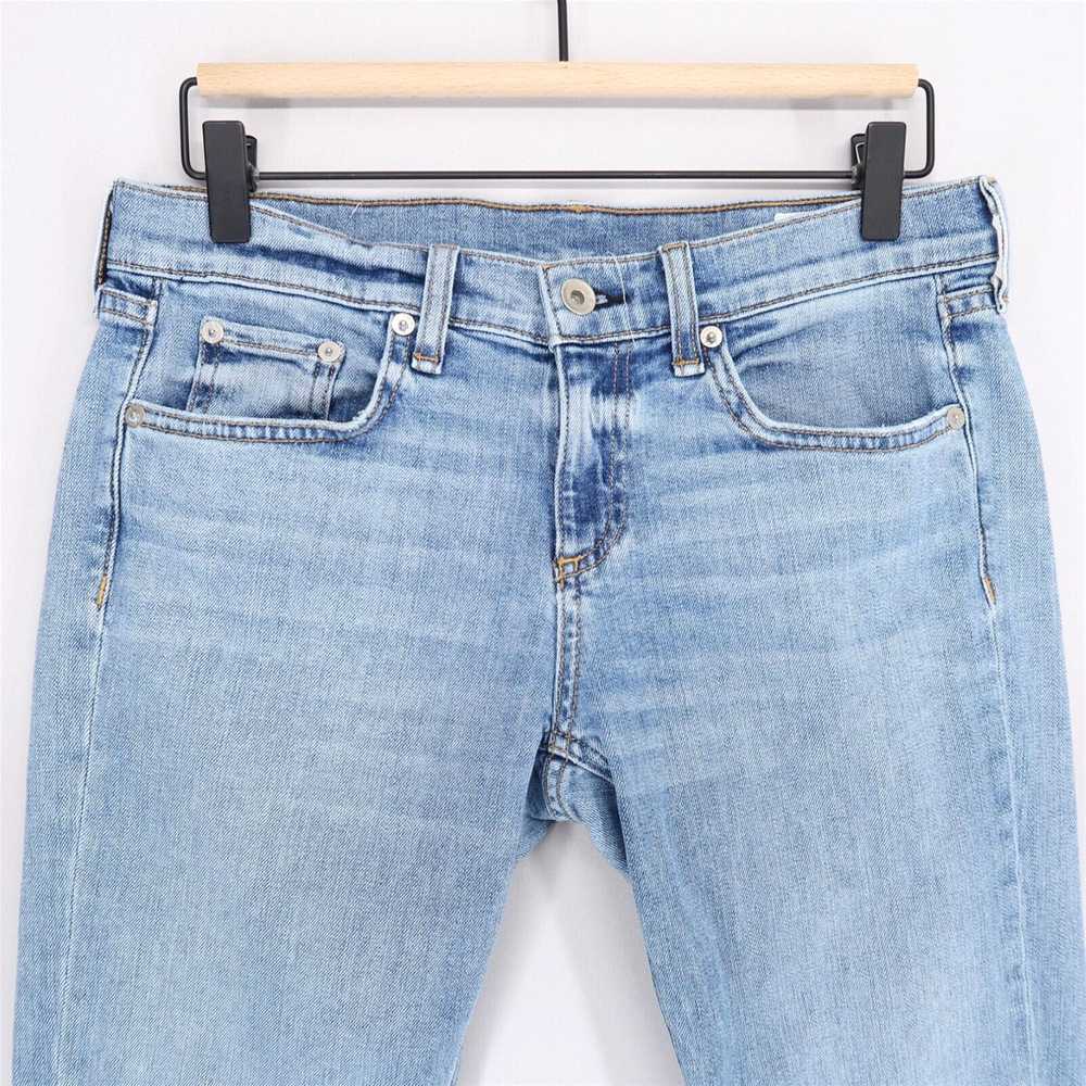 Rag & Bone Womens Blue Distressed Stretch Capri J… - image 3