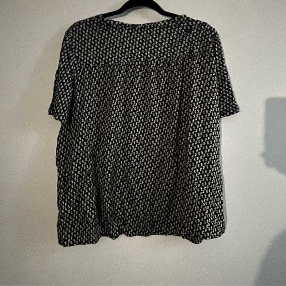 Loft Loft Short Sleeve Blouse size XL - image 2