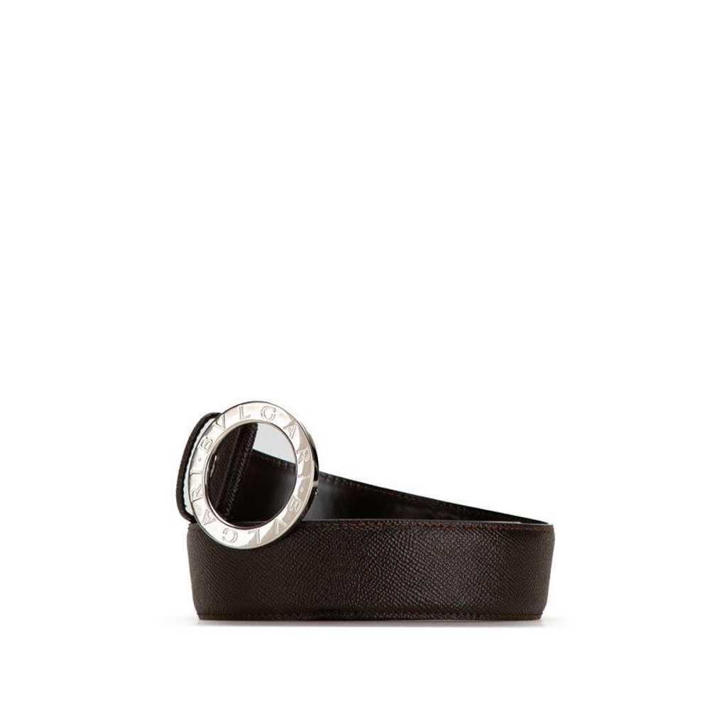 Bvlgari Bvlgari Bvlgari B Zero1 Leather Belt Brow… - image 2