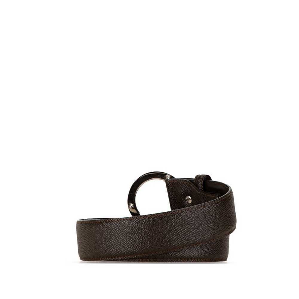 Bvlgari Bvlgari Bvlgari B Zero1 Leather Belt Brow… - image 3