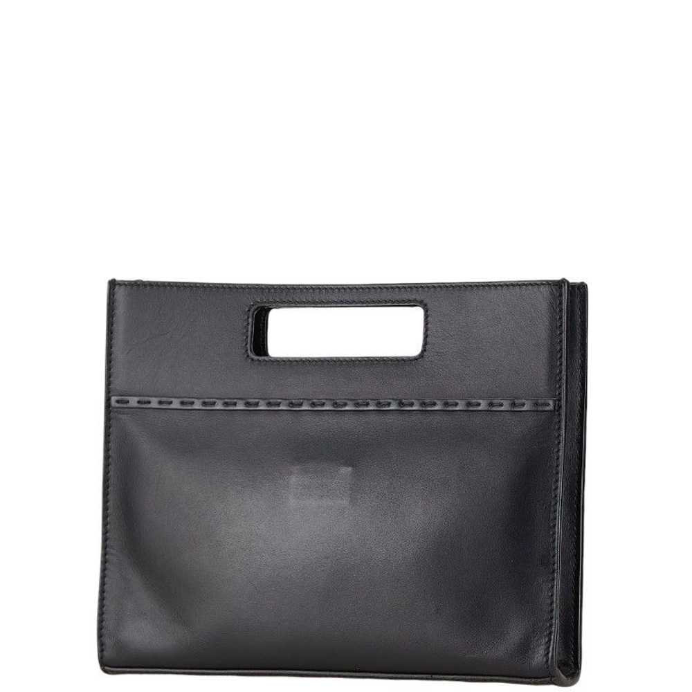 Fendi Fendi Fendi Logo Leather Small Shopper Hand… - image 2