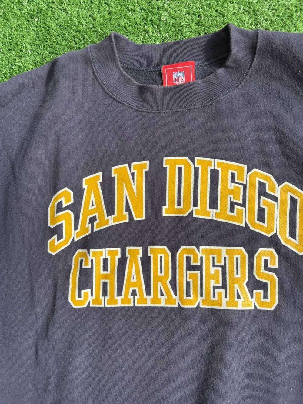 NFL × Vintage Vintage San Diego Chargers Crewneck - image 3