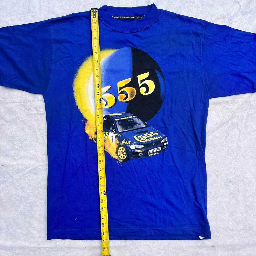 Vintage Vintage 90s super rare 555 Subaru rally t… - image 6