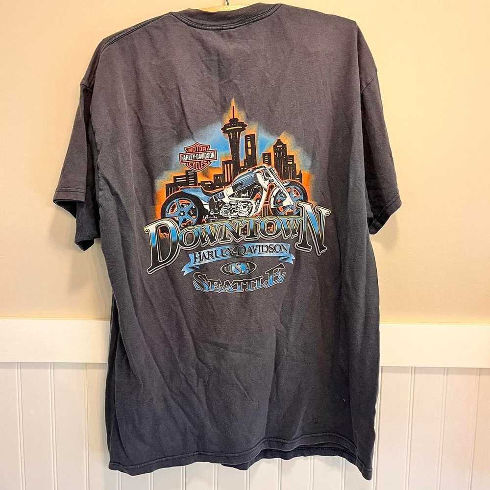 Harley Davidson Vintage made in usa harley t shirt - image 2