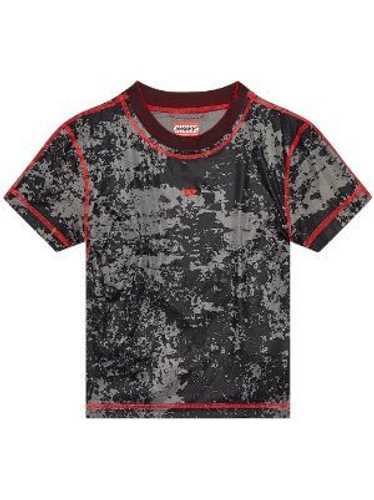 Diesel Camo-jacquard Mesh Shirt