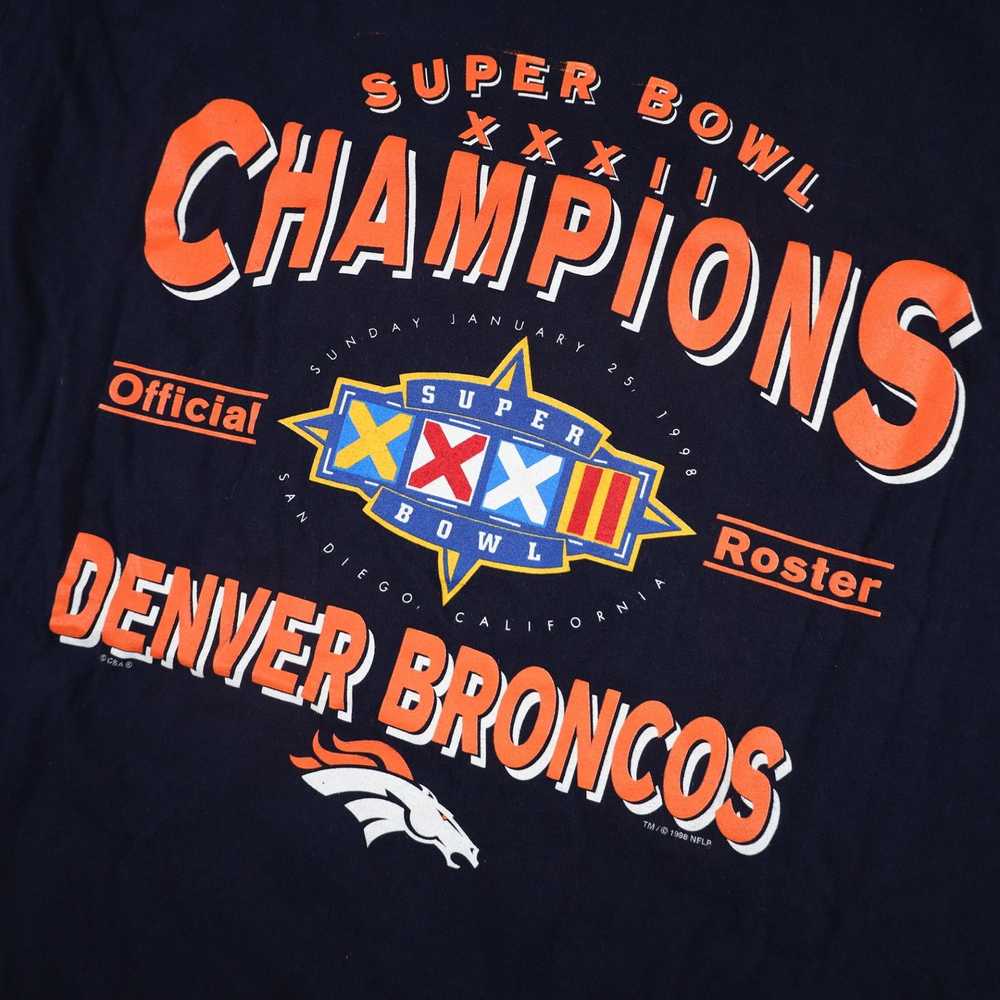 NFL × Vintage Vintage 90s Denver Broncos Champion… - image 4