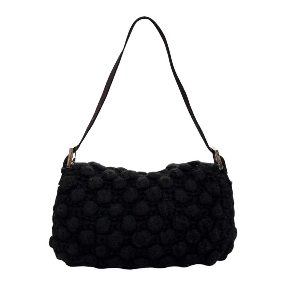 Fendi Fendi Crochet Knit Baguette Shoulder Bag - image 2