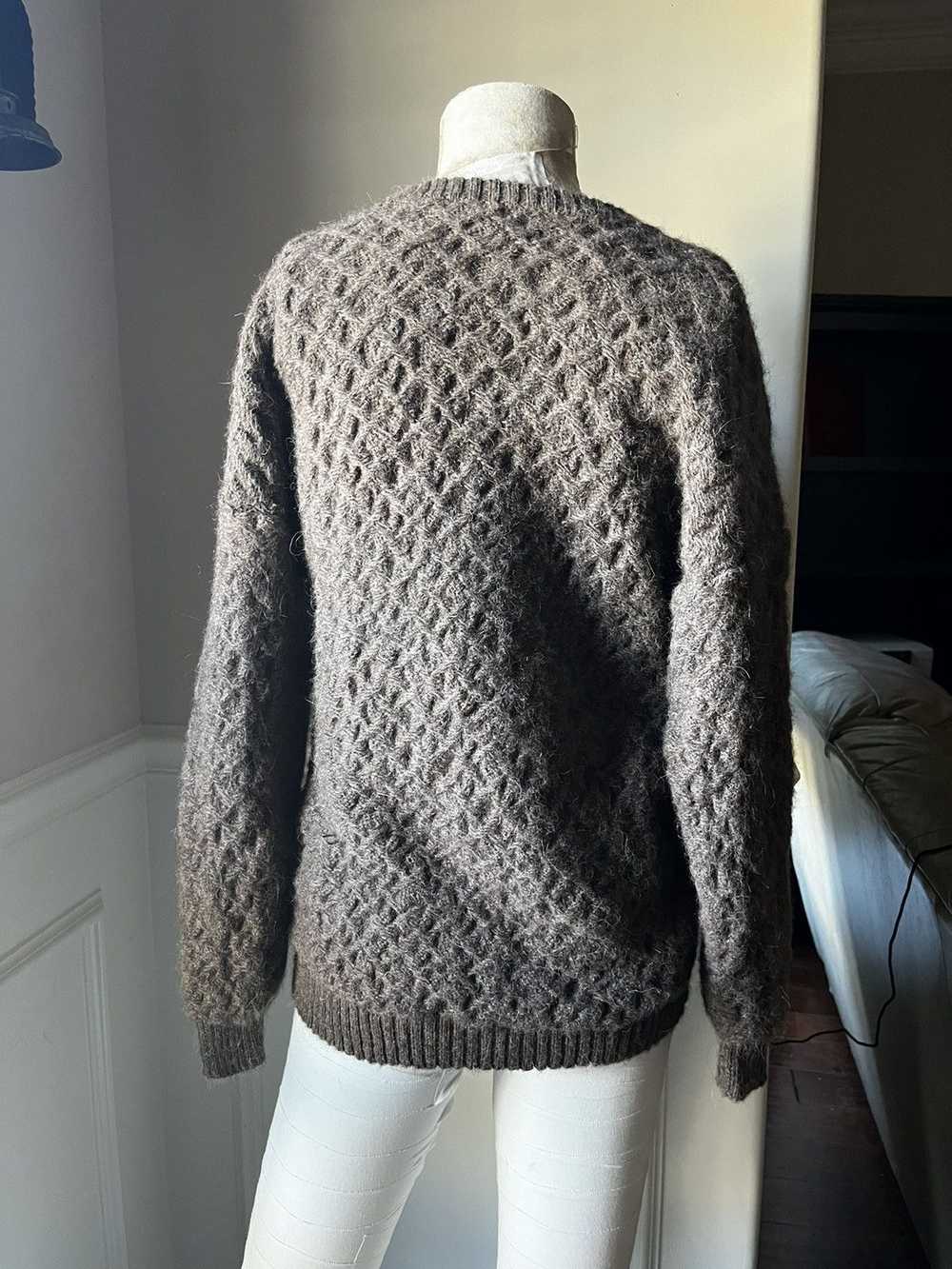 Vintage 100% alpaca sweater - image 3