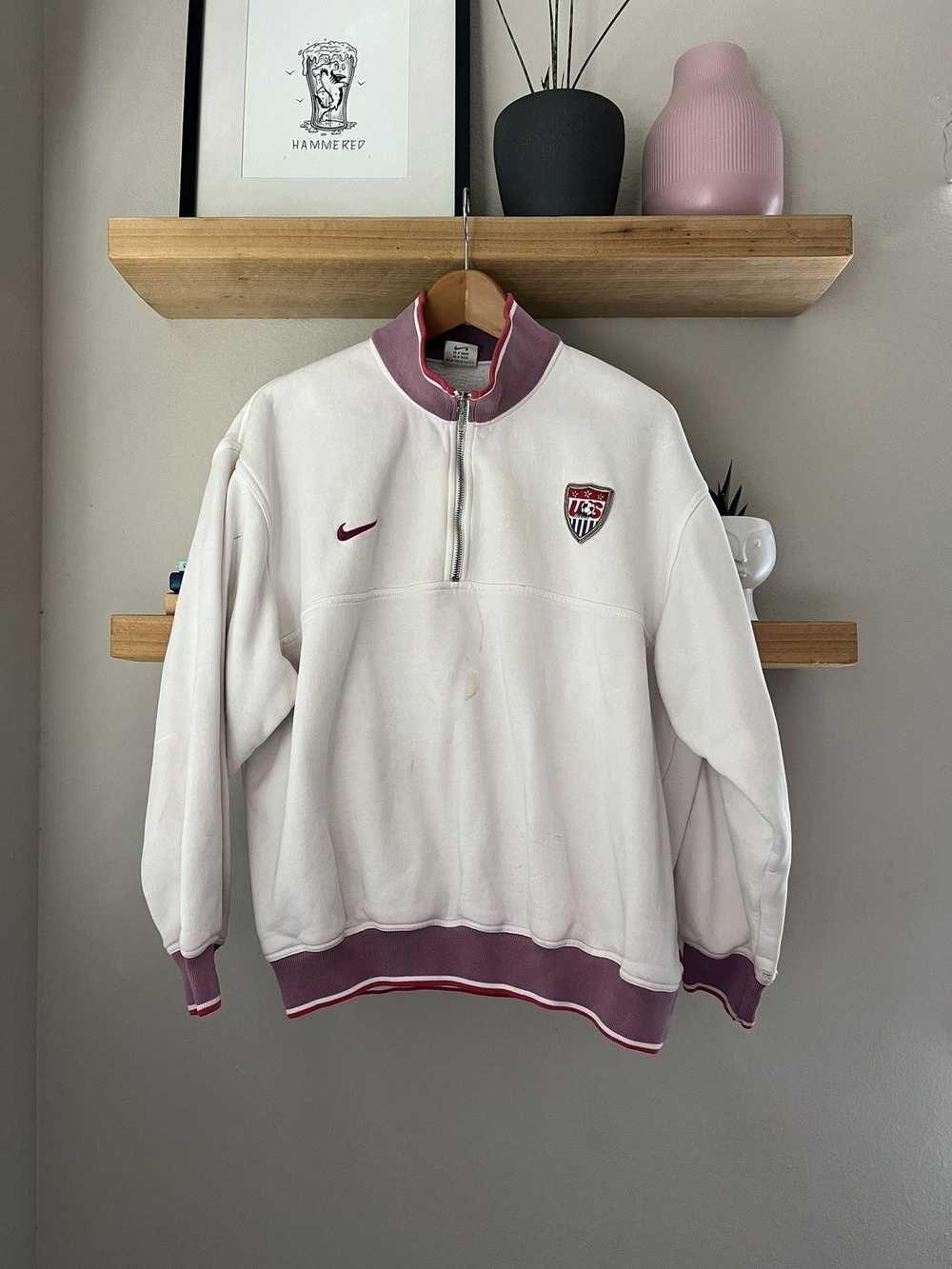 Nike Soccer sweatshirt vintage rare USA size M - image 1