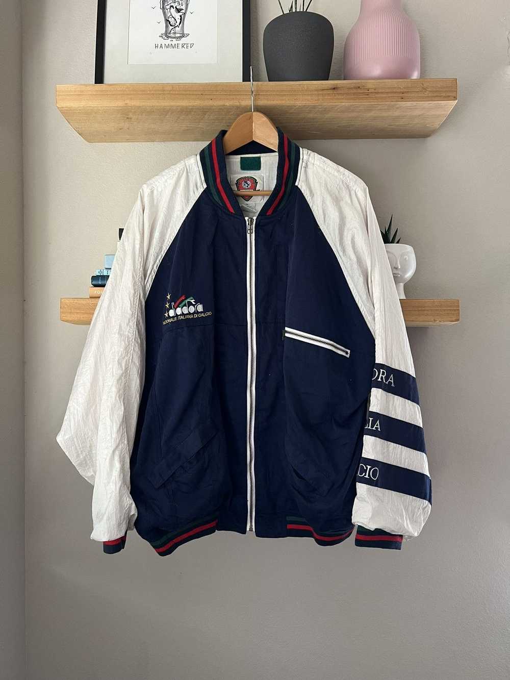 Diadora Soccer jacket vintage rare Italy size XL - image 1