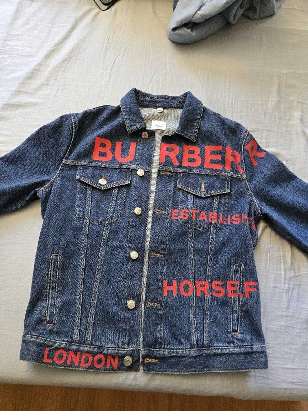 Burberry Burberry Logo Denim Jacket - image 1