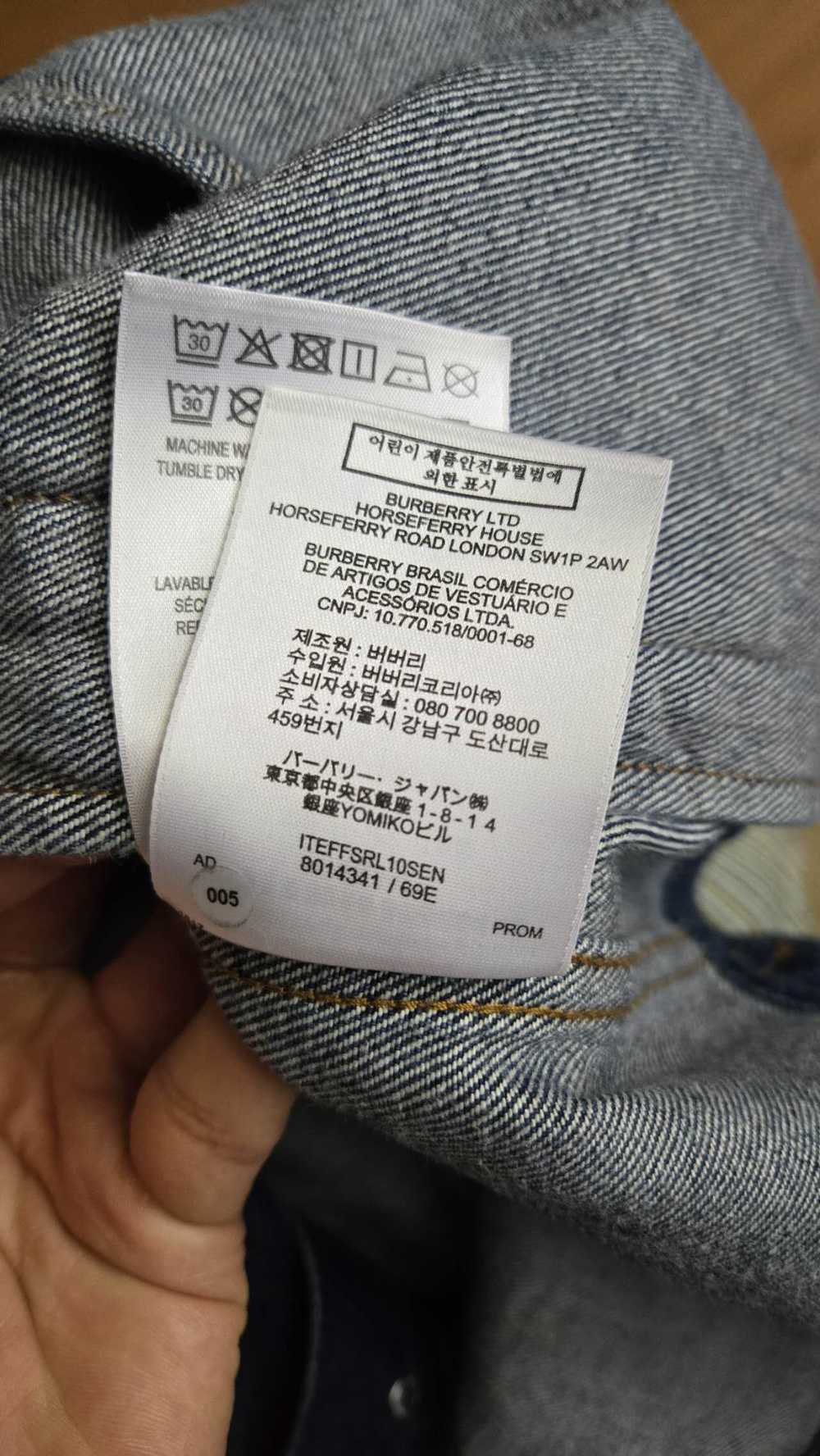 Burberry Burberry Logo Denim Jacket - image 9