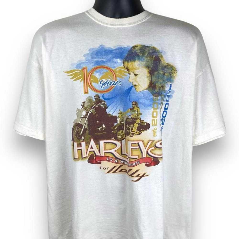 Harley Davidson × Tee Shirt × Vintage Gildan Harl… - image 1