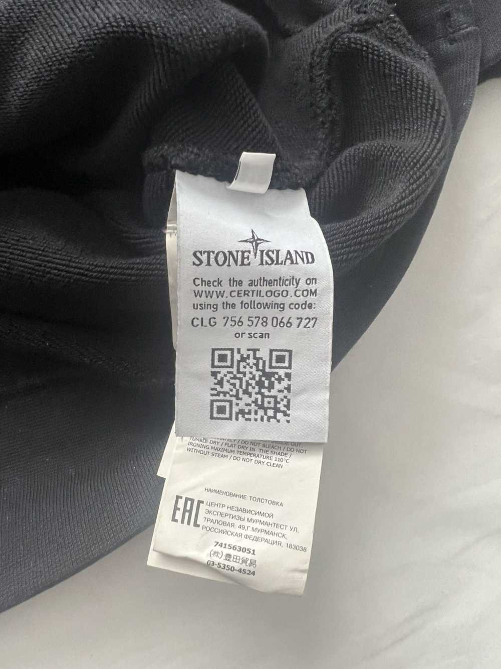 Stone Island Black stone island sweatshirt jumper - image 3