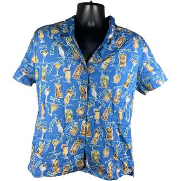 Other Hawaiian Drink Short Sleeve Button Up Shirt - image 1