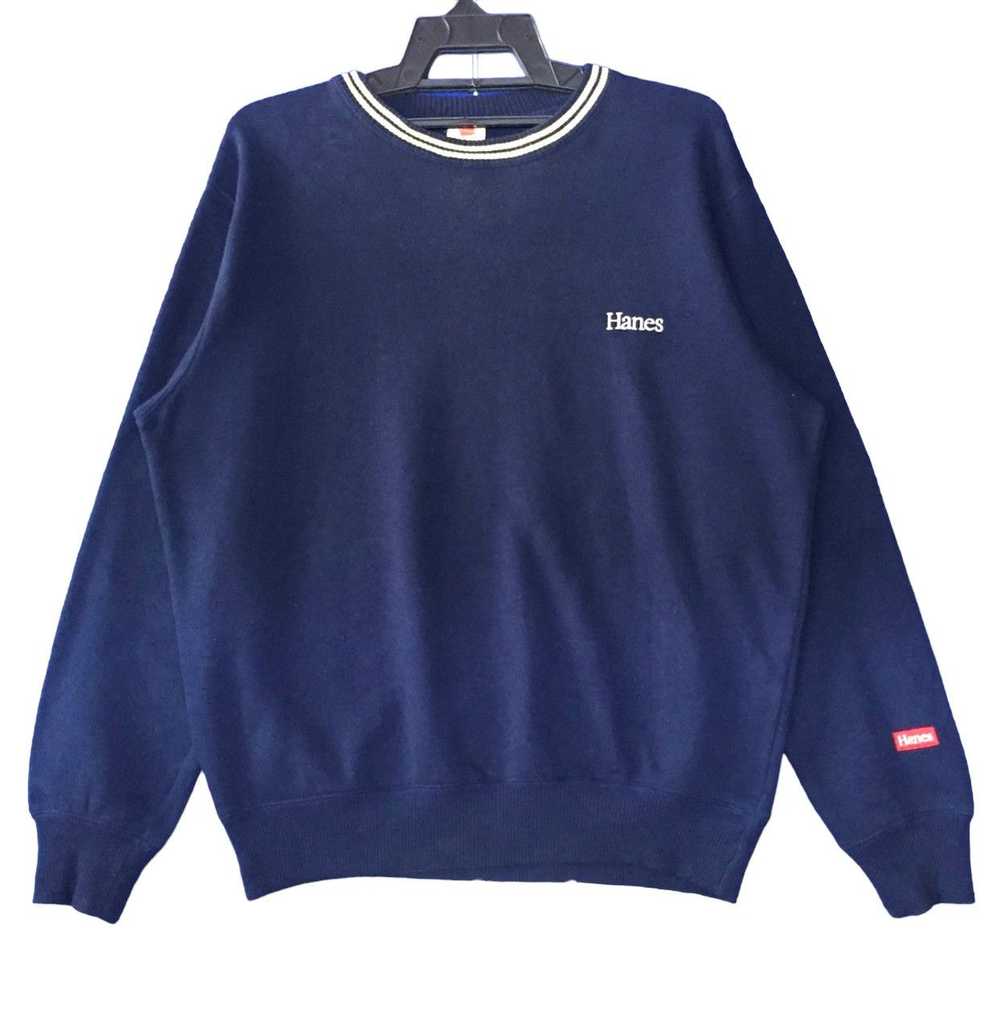 Hanes × Japanese Brand × Vintage Vintage Hanes Pl… - image 1