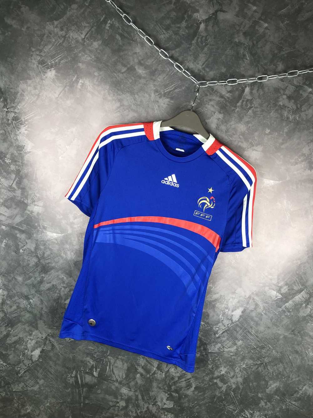 Adidas × Soccer Jersey × Vintage Adidas France 20… - image 2