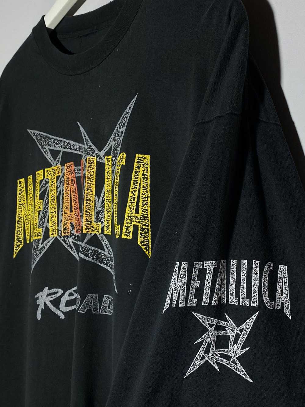 Metallica × Rock T Shirt × Vintage Vintage 90s Me… - image 11