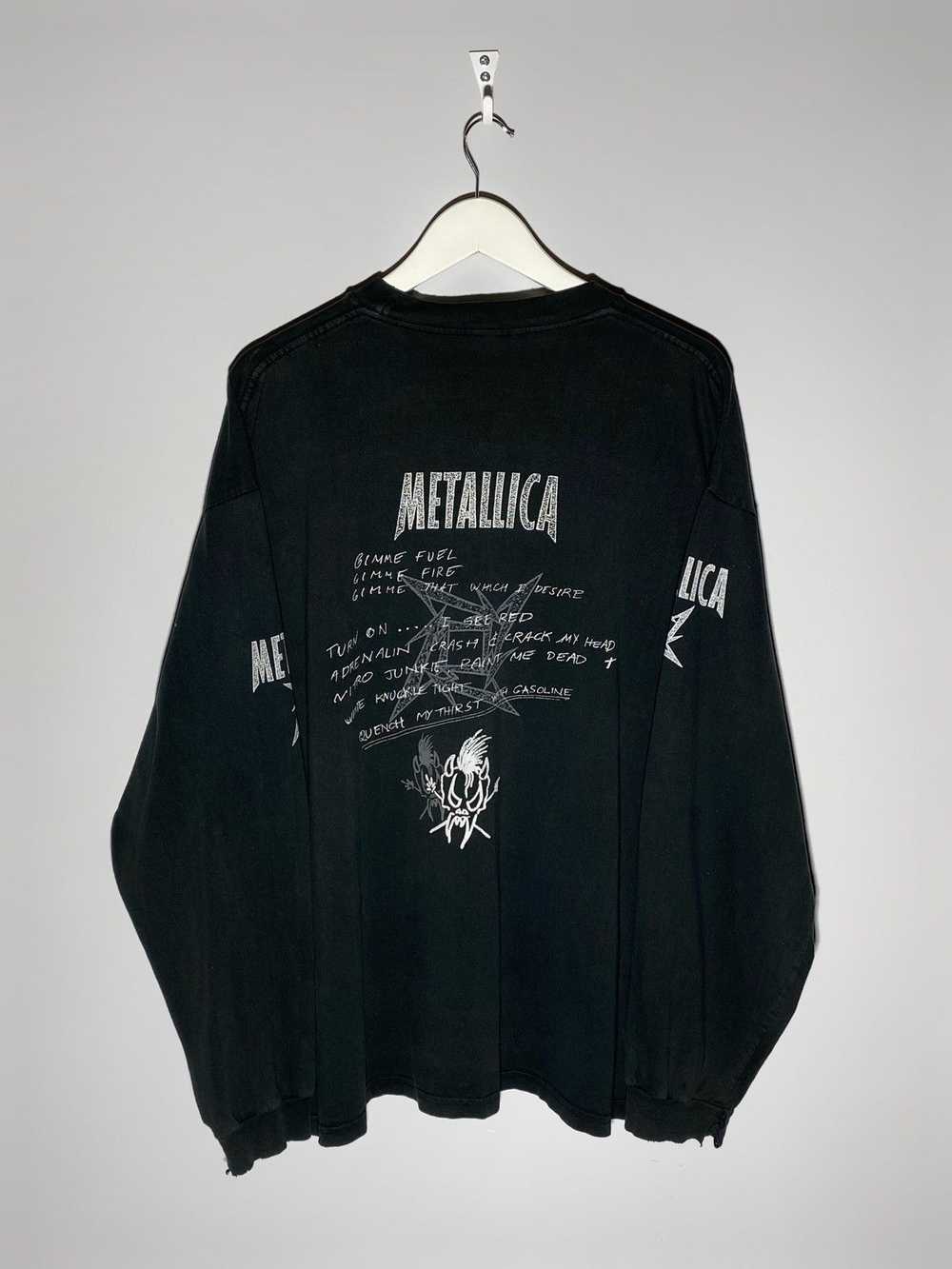 Metallica × Rock T Shirt × Vintage Vintage 90s Me… - image 2