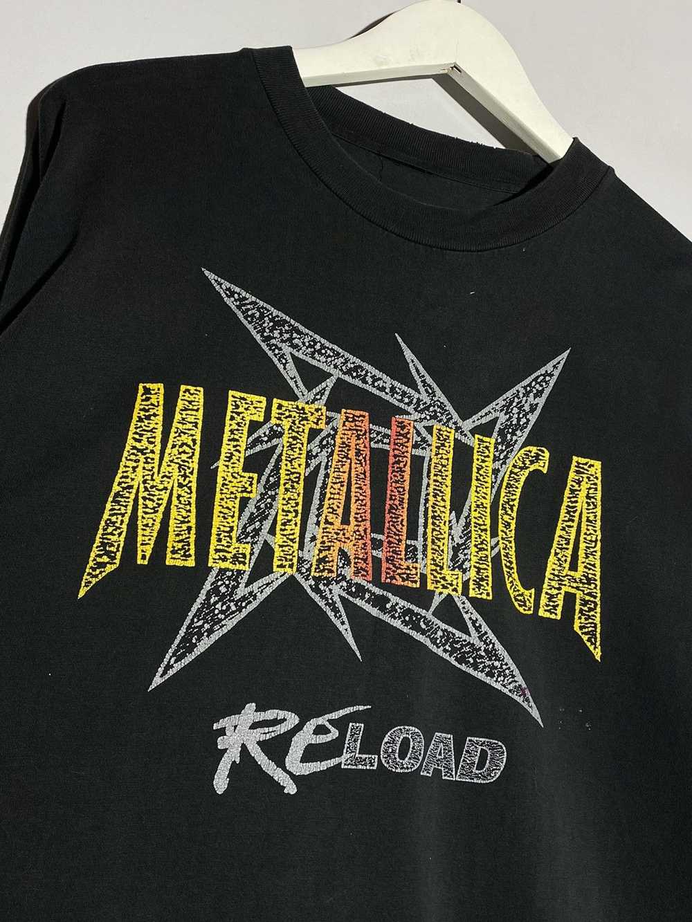 Metallica × Rock T Shirt × Vintage Vintage 90s Me… - image 4