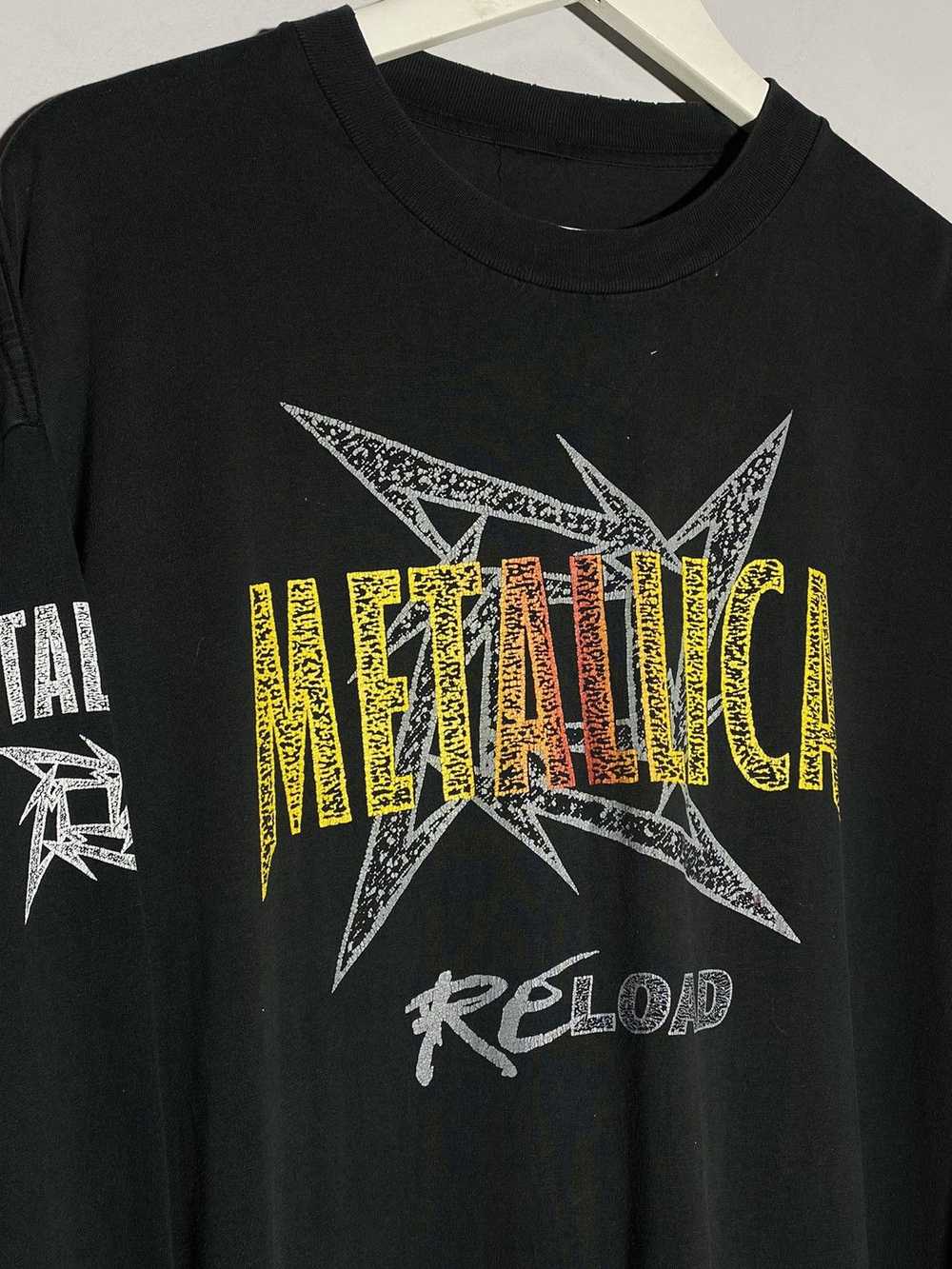 Metallica × Rock T Shirt × Vintage Vintage 90s Me… - image 5