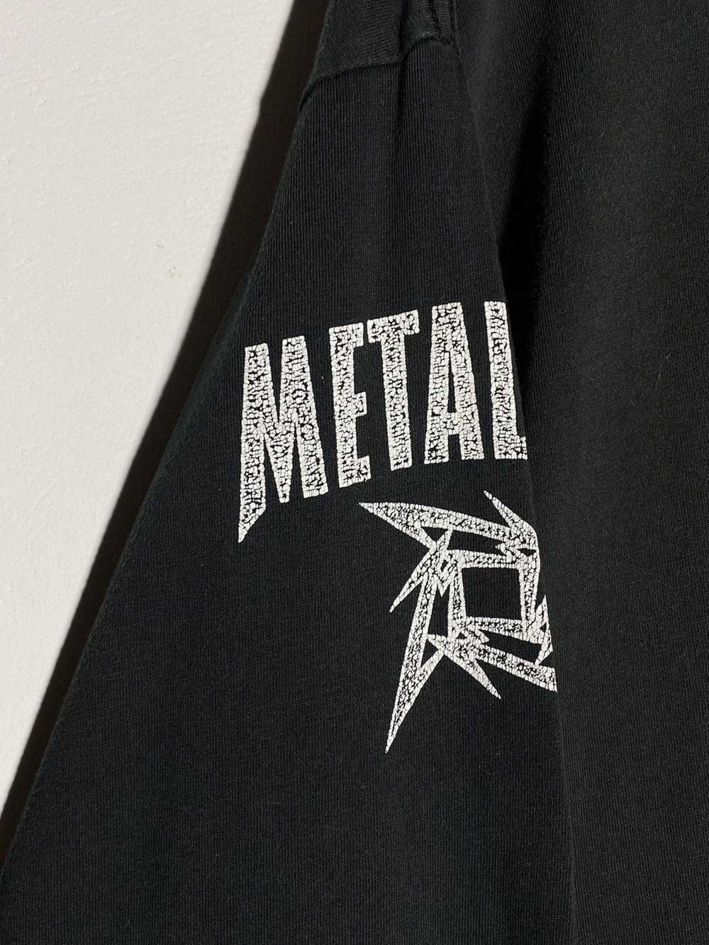 Metallica × Rock T Shirt × Vintage Vintage 90s Me… - image 6