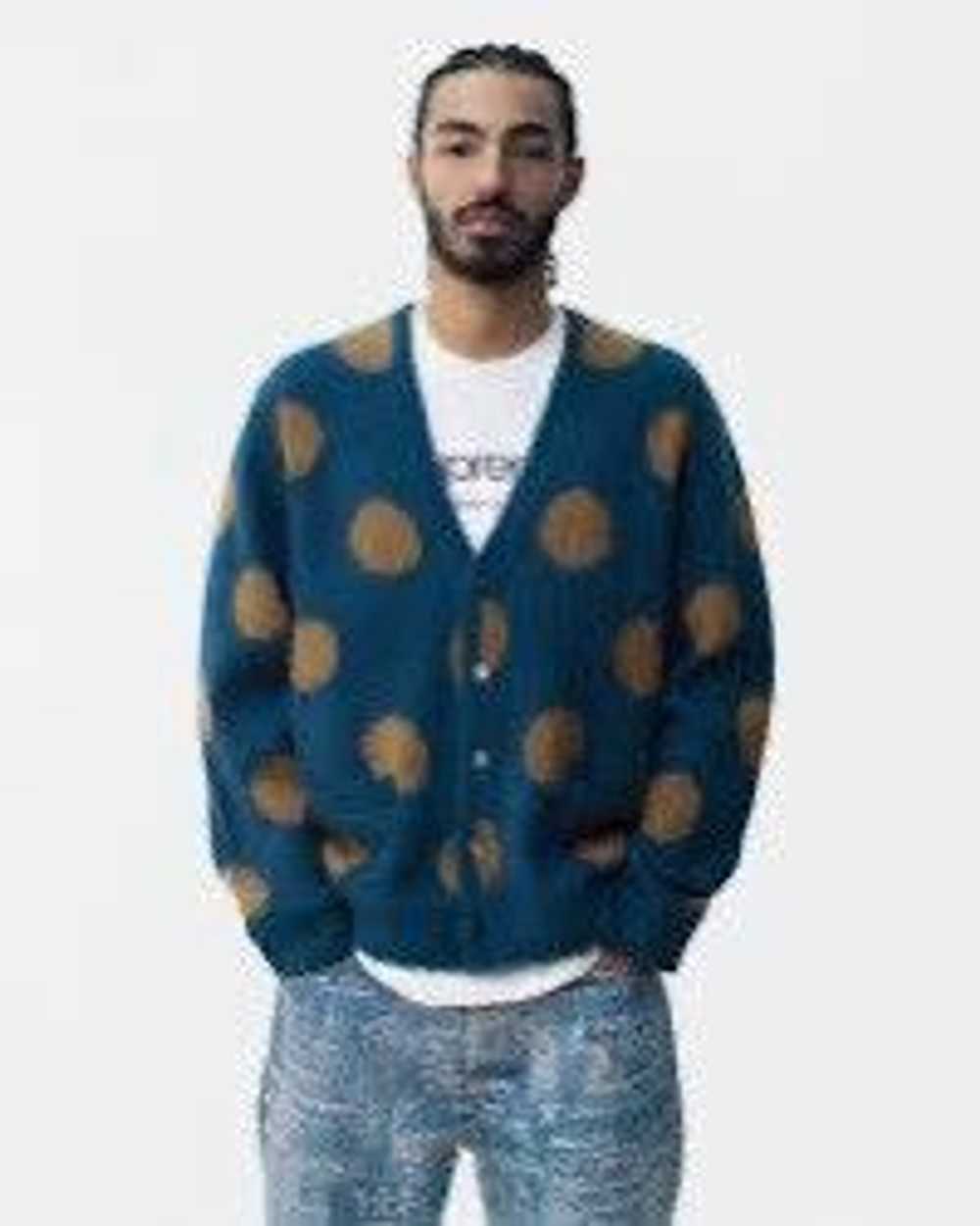 Supreme Brushed Polka Dot Cardigan - image 1