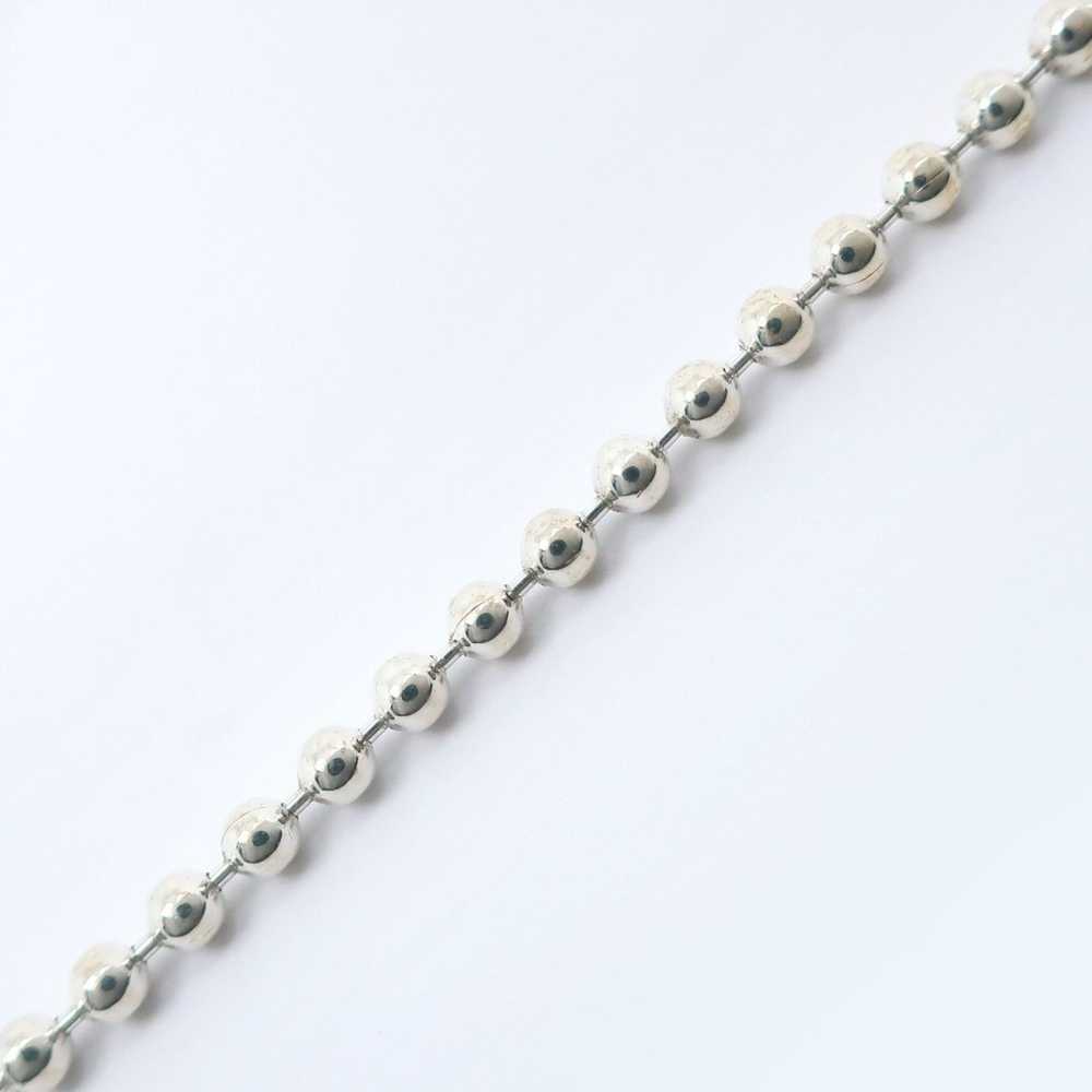 Gucci GUCCI Plate Choker Ball Chain Silver 925 Ap… - image 4