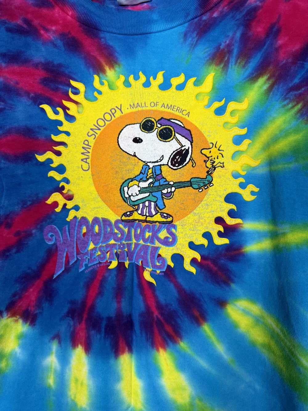 Vintage Vintage Camp Snoopy Woodstock Festival Sh… - image 3