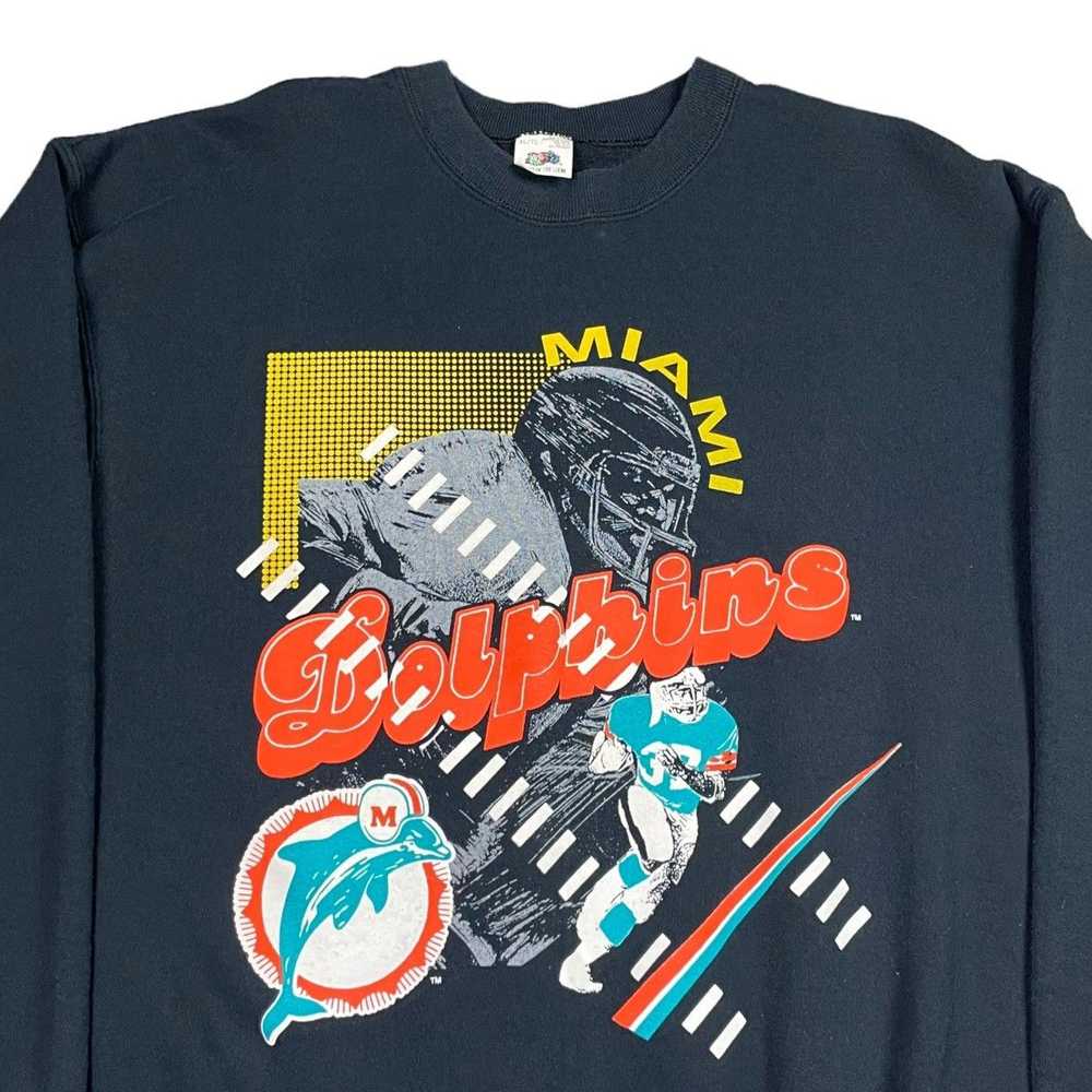 Fruit Of The Loom × NFL × Vintage Vintage 80s Mia… - image 2