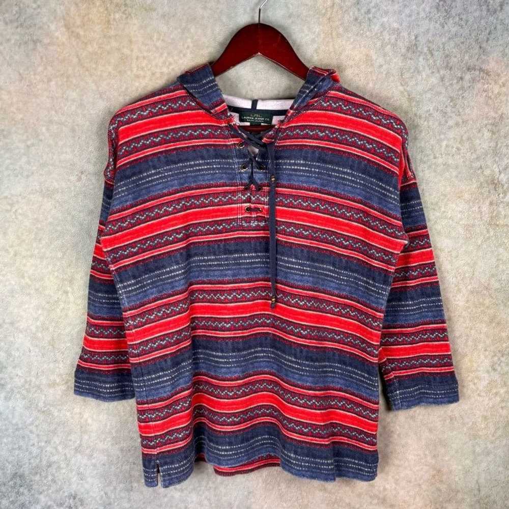 Ralph Lauren × Vintage VTG Ralph Lauren Striped H… - image 1