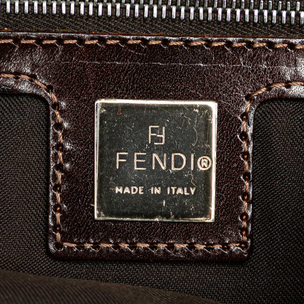 Brown Fendi Corduroy Baguette Shoulder Bag - image 5