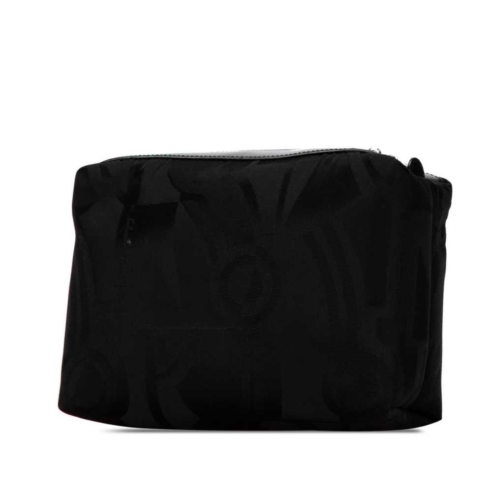 Black Ferragamo Nylon Zip Pouch - image 2