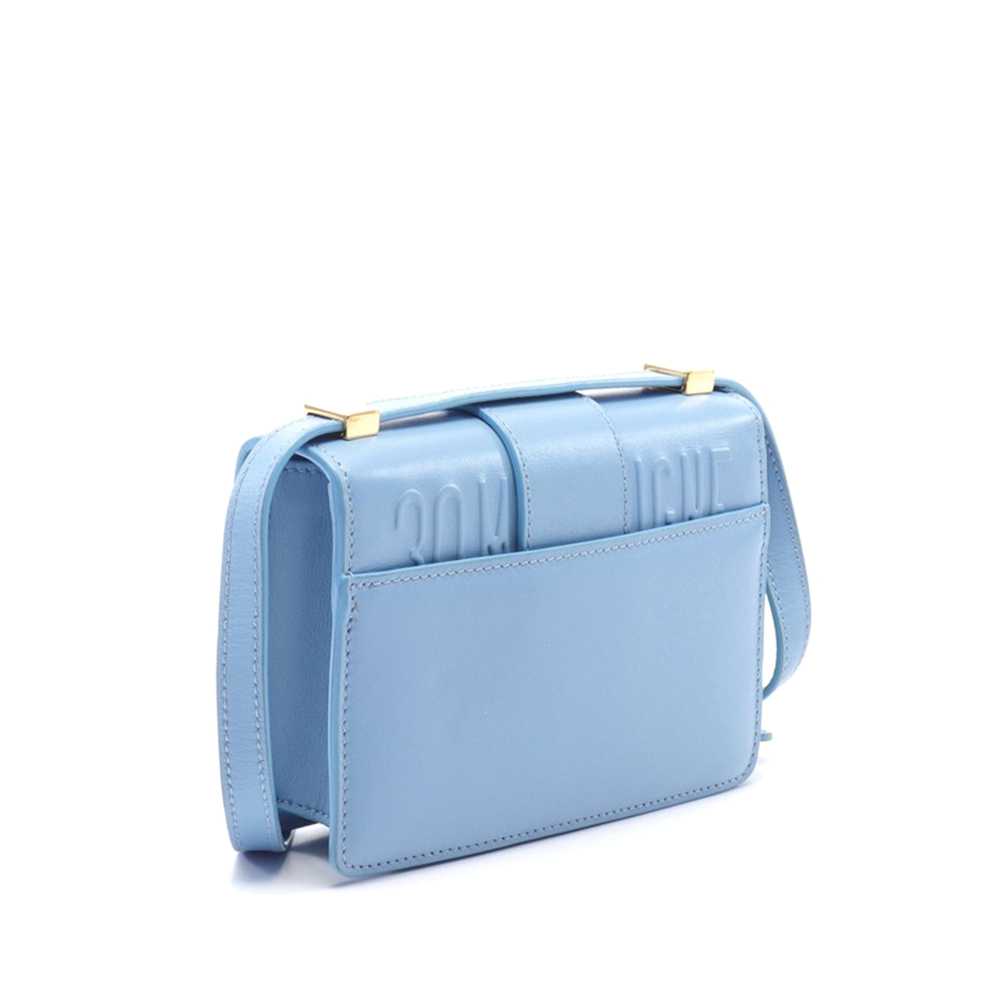 Blue Dior Micro Smooth Calfskin 30 Montaigne Flap… - image 2