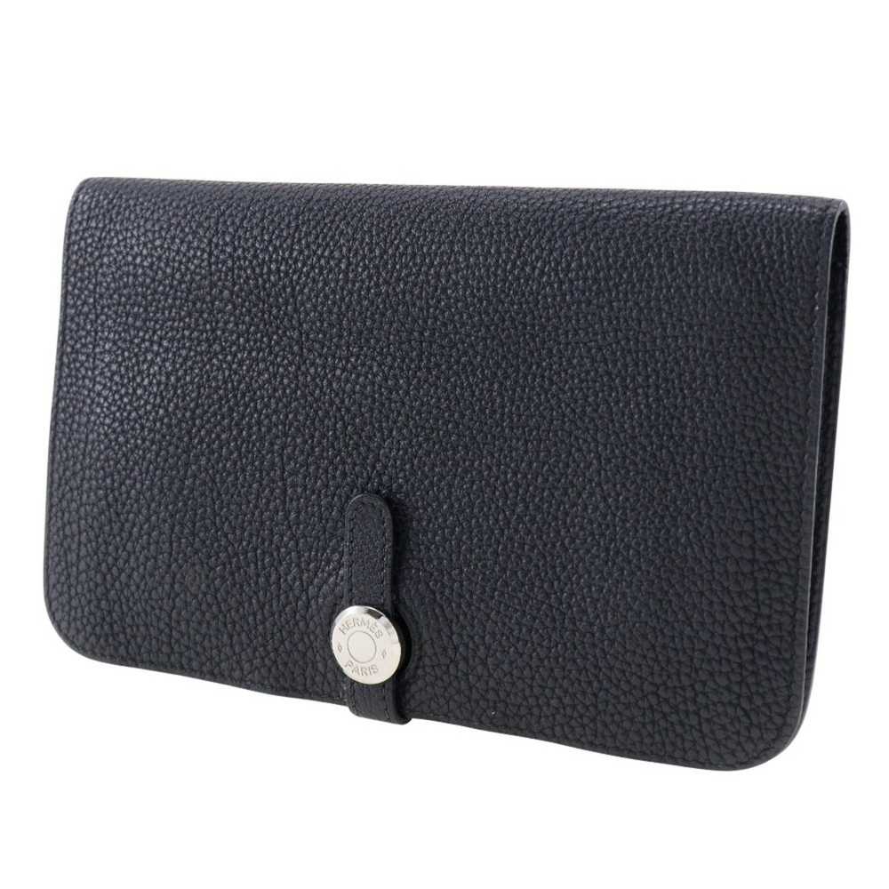 Hermes Hermes Dogon GM Long Wallet Togo 2014 Blac… - image 2