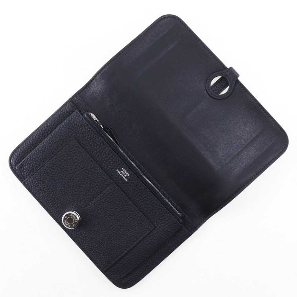 Hermes Hermes Dogon GM Long Wallet Togo 2014 Blac… - image 5