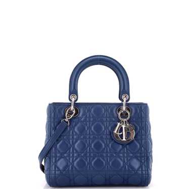 Christian Dior Lady Dior Bag Cannage Quilt Lambsk… - image 1