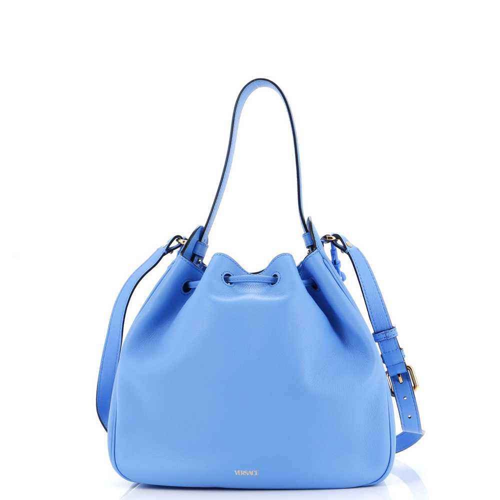 VERSACE La Medusa Bucket Hobo (Outlet) Leather La… - image 3