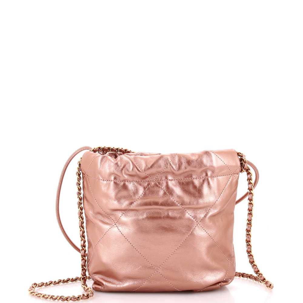 CHANEL 22 Chain Hobo Quilted Calfskin Mini - image 3