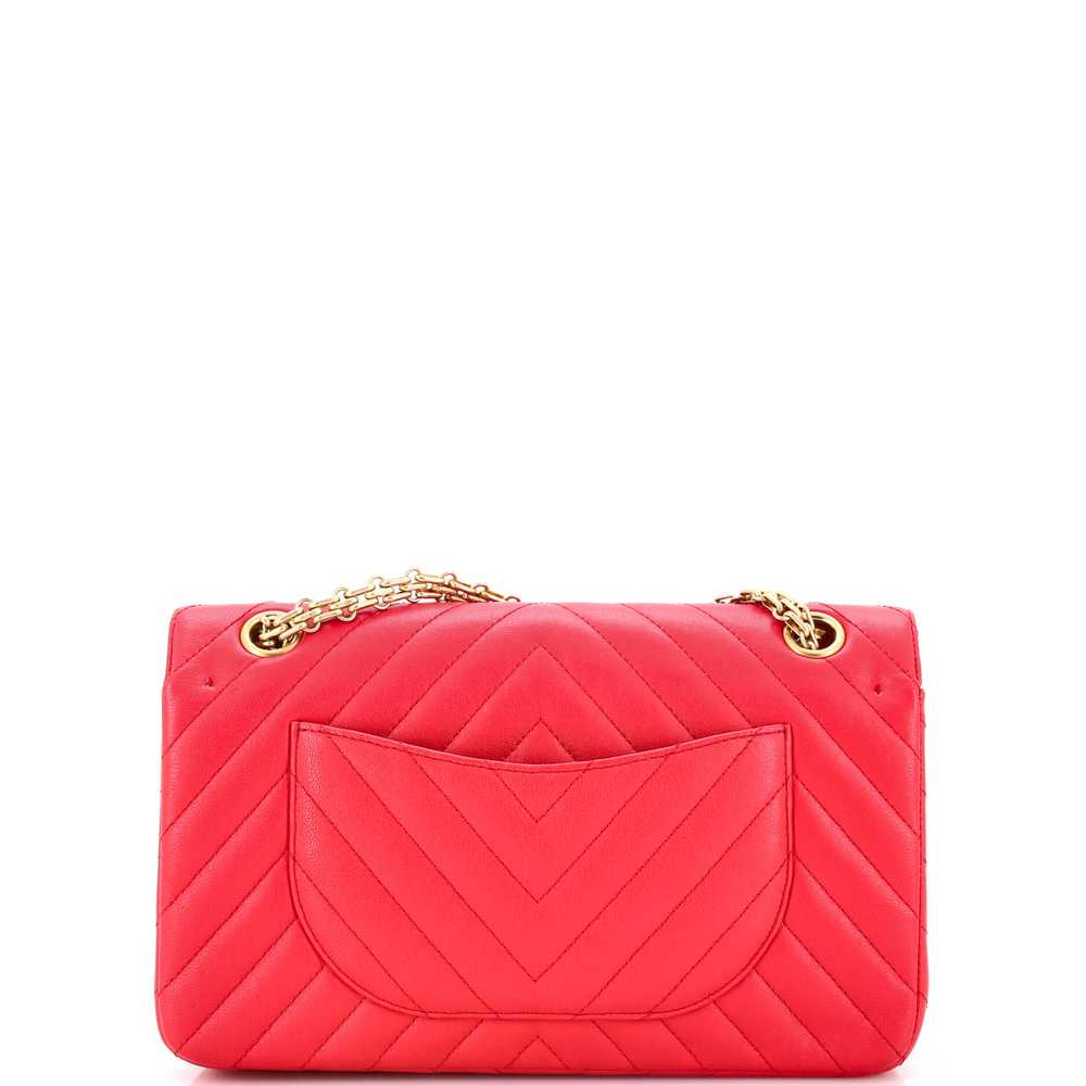 CHANEL Reissue 2.55 Flap Bag Chevron Sheepskin 225 - image 4