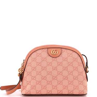 GUCCI Ophidia Dome Shoulder Bag GG Canvas Small