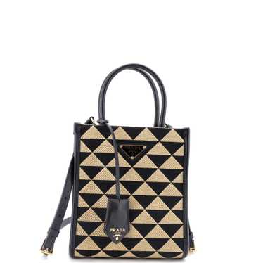 PRADA Symbole Shopper Tote Jacquard Mini - image 1