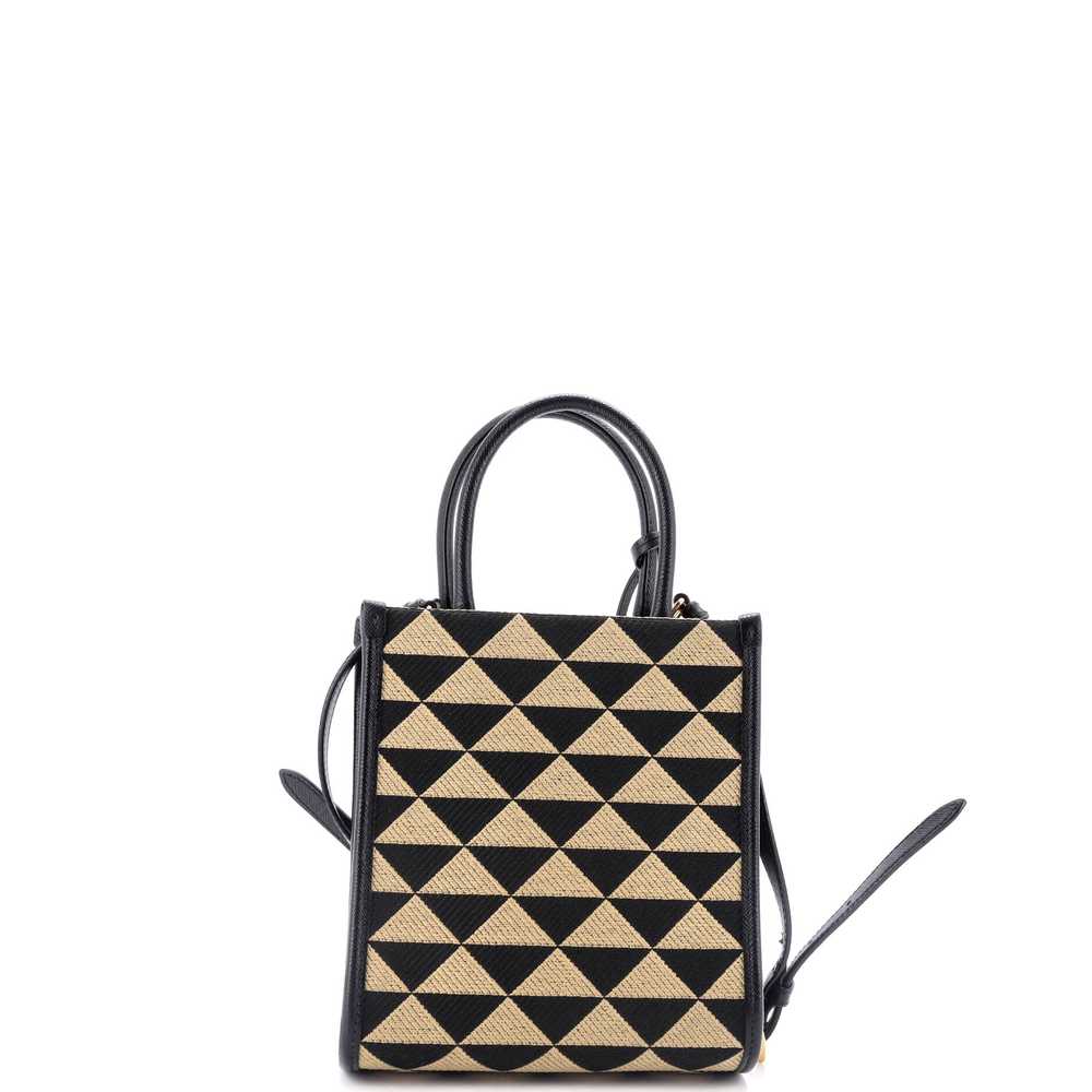 PRADA Symbole Shopper Tote Jacquard Mini - image 3