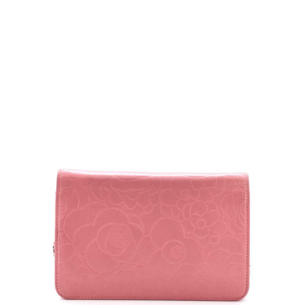 CHANEL Wallet on Chain Camellia Lambskin - image 3