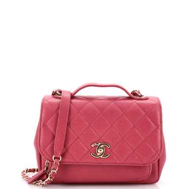 CHANEL Business Affinity Flap Bag Quilted Caviar … - image 1